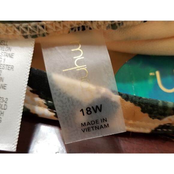 Mynah Cheetah Classic Hipster Medium Coverage Swim Bottom Size 18W - NWT's - Picture 8 of 9